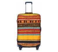WenDang Native American Pattern Print Elastic Suitcase Protector Cover Baggage Covers, Enhance Protection, fit Unisex Travelers