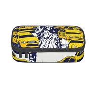 WenDang New York City Multifunctional Stationery Bag, fit for Travel, Office Supplies, Makeup, and Desk Organization