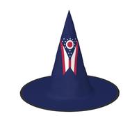 WenDang Ohio State Flag Halloween Hat, funny, holiday party hat costume ball, Cosplay Carnivals DIY Decoration(of 1)