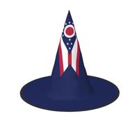 WenDang Ohio State Flag Halloween Hat, funny, holiday party hat costume ball, Cosplay Carnivals DIY Decoration(of 3)