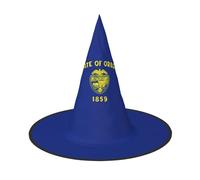 WenDang Oregon State Flag Halloween Hat, funny, holiday party hat costume ball, Cosplay Carnivals DIY Decoration(of 1)