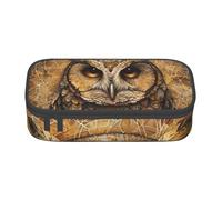 WenDang Owl Beliefs Multifunctional Stationery Bag, fit for Travel, Office Supplies, Makeup, and Desk Organization