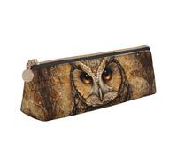WenDang Owl Beliefs Triangle Leather Stationery Storage Bag and Holiday Stationery Storage are Essential Travel Items