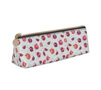 WenDang Pomegranate Pattern Triangle Leather Stationery Storage Bag and Holiday Stationery Storage are Essential Travel Items