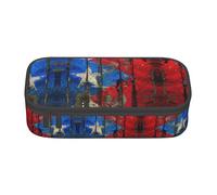 WenDang Puerto rico Wallpaper Flag Multifunctional Stationery Bag, fit for Travel, Office Supplies, Makeup, and Desk Organization