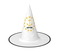 WenDang Rhode Island State Flag Halloween Hat, funny, holiday party hat costume ball, Cosplay Carnivals DIY Decoration(of 3)