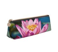 WenDang Spirit of The Lotus Triangle Leather Stationery Storage Bag and Holiday Stationery Storage are Essential Travel Items