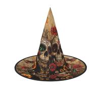WenDang sugar skulls butterfly Halloween Hat, funny, holiday party hat costume ball, Cosplay Carnivals DIY Decoration(of 2)