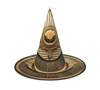 WenDang Sun Old Egyptian Timeless Grace Halloween Hat, funny, holiday party hat costume ball, Cosplay Carnivals DIY Decoration(of 3)