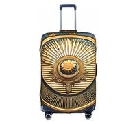 WenDang Sun Old Egyptian Timeless Grace Print Elastic Suitcase Protector Cover Baggage Covers, Enhance Protection, fit Unisex Travelers