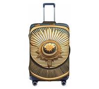 WenDang Sun Old Egyptian Timeless Grace Print Elastic Suitcase Protector Cover Baggage Covers, Enhance Protection, fit Unisex Travelers