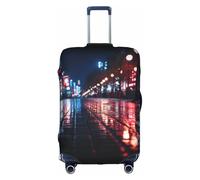WenDang Tokyo City Print Elastic Suitcase Protector Cover Baggage Covers, Enhance Protection, fit Unisex Travelers