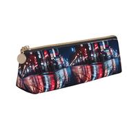 WenDang Tokyo City Triangle Leather Stationery Storage Bag and Holiday Stationery Storage are Essential Travel Items