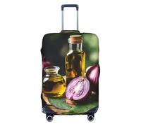 WenDang Vegetable Fruit Print Elastic Suitcase Protector Cover Baggage Covers, Enhance Protection, fit Unisex Travelers