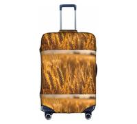 WenDang Wheat Field Print Elastic Suitcase Protector Cover Baggage Covers, Enhance Protection, fit Unisex Travelers