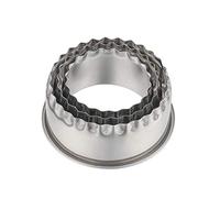 Wendapai Cookie Cutters Set of 3 Round Biscuit Cutters Professional Baking Dough Tools Stainless Steel Easter Pastry Dough Cutter