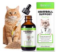 WENDAXINGXY Hairball Remedy for Cats - Natural Cat Hairball Treatment 60ml | Digestive Support Liquid Drops with Psyllium Husk & Enzymes, Helps Manage Hairballs & Supports Healthy Digestion