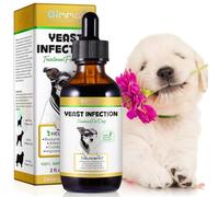 WENDAXINGXY Yeast Infection Treatment for Dogs, Dog Ear Infection Treatment, Soothing Dog Yeast Infection, Allergy Relief, Natural Fast Relief Drop for Immune Health - 60ML/2 fl oz