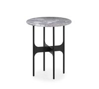 Wendelbo Floema Side Table Ø40 Gray Emperador Marble