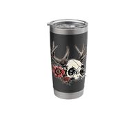 Wendigo Flowers Skull Wild Stainless Steel Insulated Tumbler