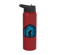 Wendigo Stalking Through the Forest Stainless Steel Insulated Water Bottle