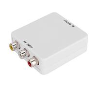 Wendry AV to RF, AV to RF mini video converter, driverless adapter, TV signal selector for TV, VHS video recorder, DVD recorder, etc. (67.25 MHz 61.25 MHz)