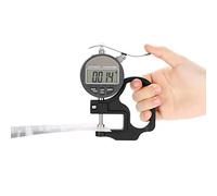 Wendry Digital Thickness Gauge,LCD digital display,0.01mm test gauge,Measuring range is 0-12.7mm,for Digital Display Paper Leather Cloth Thickness Gauge Measuring Tool