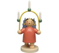 Wendt & Kuhn Angel Wearing Crown, with Candle Arch and Candles Figurine