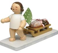 Wendt & Kuhn Angel with Christmas Stollen and Gingerbread Figurine