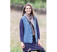 Wendy 5962 Knitting Pattern Ladies Waistcoats in Mode Chunky adn Serenity Chunky