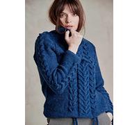 Wendy Aran Knitting Pattern for Ladies Shoe Lace & Cable Knit Sweater Jumper (6159)