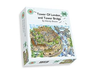 Wendy Brown's 1000-Piece Jigsaw Puzzle The Tower of London and Tower Bridge