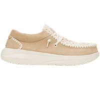 HEYDUDE Slip-ons (Shoes) Wendy COMF Suede Crochet in Beige 6