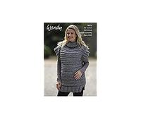 Wendy Knitting Pattern 6079 Super Chunky Tunic 81-117cm (32-46ins)