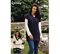 Wendy Mode Chunky V Neck Sweater and Tunic Pattern