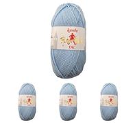 Wendy Peter Pan Baby 50g Ball Double Knitting PD03 Blue (Pack of 4)