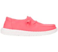 HEYDUDE - Wendy Stretch Canvas, Women Slip-On Shoes, Fiery Coral, W6