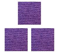 Wendy Supreme 100% Acrylic Double Knitting 100g Balls (WD50 Pure Purple) (Pack of 3)