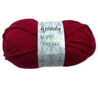 Wendy Supreme Chunky 100g Ball Knitting Crochet SK69 Red Wine