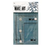 Wendy Vecchi Ranger Make Art-Perfect Stamp Positioner Set, Grey, one Size