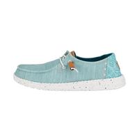 Hey Dude Wendy Heathered Slub Trop Boat Shoes Blue EU 39 Women