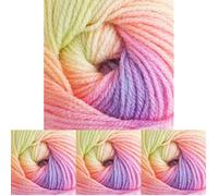 Wendy Wools Giggles Rainbow Double Knitting 100g Ball Multicoloured (WG02) (Pack of 4)