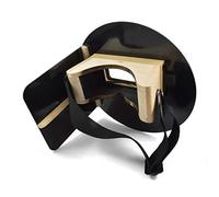 Wendy's Pancake Welding Hood Helmet w/Strap - Right Handed - BLACK
