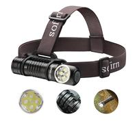 weneasker Head Torch 4000 Lumen Rechargeable, Sofirn HS41 Magnetic Flashlight LED Headtorch 5000K High CRI with Batteries for Work, Jogging, Camping