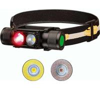 weneasker Red Light Headtorch, H25LR Rechargeable headlamp led Super Bright 1000 Lumen Head Torch, High CRI LED Red Light Head Torch with 8 Brightness Mode for Hiking Running, Working, Fishing