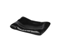 WENFEN Dinner Plate Kitchen Plates Dishes Ceramic Pillow-Like Dinner Plate Gourmet Square Plate White Black Dessert Plate Salad Artistic Conception Kitchen Tableware D(9inch,Whiet)