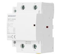 Wengart 100A 24V AC Contactor for BESS & HVAC System Integrators, Whole-House Fuse Trips & 230V Coil Burnouts, Heavy-Duty 54mm 3-Module Frame with Fail-Safe 2NC Logic (WCT-100)