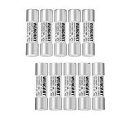 Wengart 10x38mm DC Solar Fuses for Off-Grid DIYers & Sparkies, AC Switchboard Blunders & Nuisance Summer Tripping, 1000V 8A gPV Photovoltaic Cartridges with 133kA Arc Suppression (10-Pack)