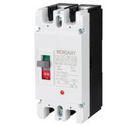 Wengart 150A DC MCCB 500V, 2-Pole Moulded Case Circuit Breaker for Solar PV & Battery Storage, 15kA High Breaking Capacity, Flexible Polarity Wiring Design for Neater Installation (WGM1PV-250)