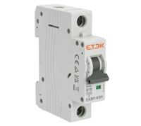 Wengart 16A 1-Pole MCB Circuit Breaker EKM1-63H, 10kA High Breaking Capacity, AC 230V Type B Curve, 18mm Slimline Single Module for UK Consumer Units, Professional Grade Safety Switch